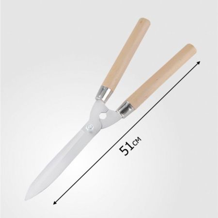 Ножницы для живой изгороди 510 мм деревянные ручки `Урожайная сотка` XL322 (О0391)