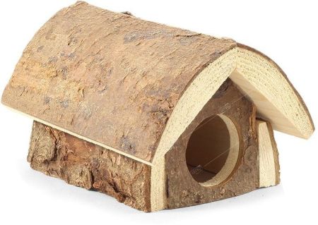 домик-избушка для мелких животных из неокоренного дерева, 120*160*100мм 42032019 gamma