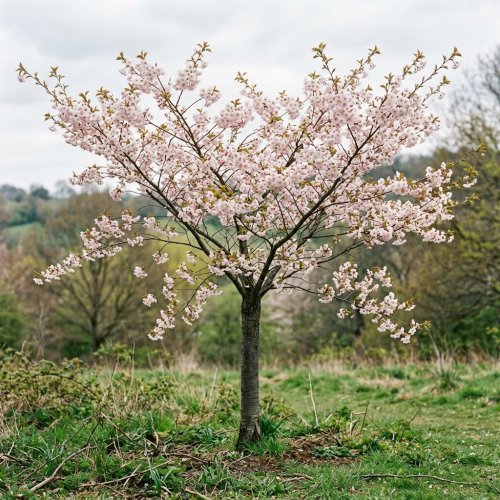 Вишня косматая (Сакура) Autumnalis 1/2 штамб 8/10 с18/20 140/160 Prunus subhirtella 1/2 Fusto (И)