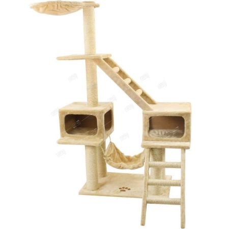 игровой комплекс для кошек скалодром, бежевый, 1260*820*1510мм, triol 20901008