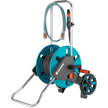 Тележка для шланга CleverRoll S 40м со шлангом (20м) GARDENA 18502-50 