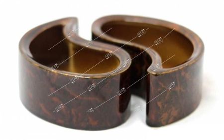 Горшок керамический Кактусник Инь-Янь №1 коричневый h-5,5 см 0,45л 1 сорт Тамбовская керамика