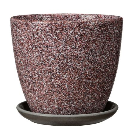 Горшок керамический Сахара №6, крокус, бордовый, 26*24см, 8,1л, КС-К6-289-17