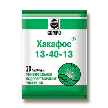 Удобрение водораств. Хакафос COMPO 20г (13-40-13) нач. фаза роста (150) Агроуспех