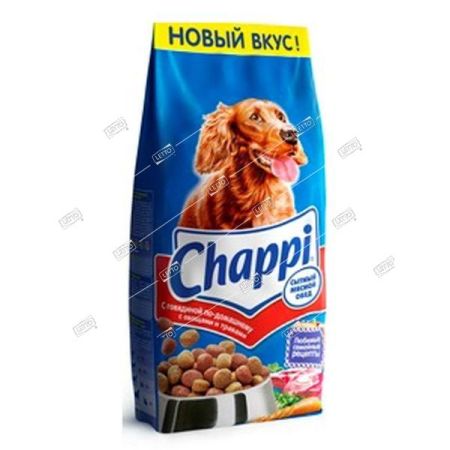 chappi корм для собак с говядиной по-домашнему 600г