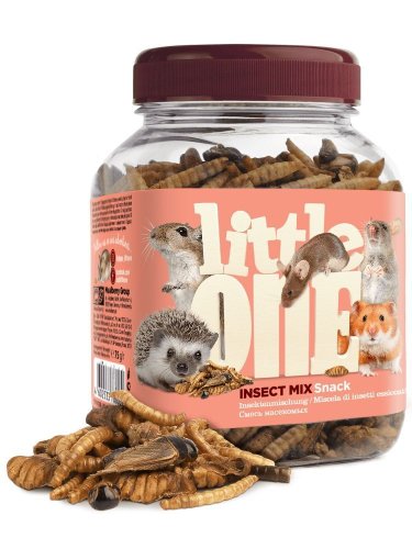 лакомство little one смесь насекомых для всеядных грызунов 75г (6) 32400 вывод