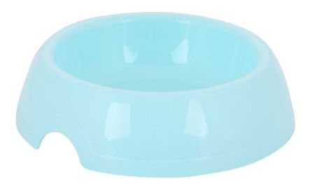 миска для кошек "мур-мяу" 0,2л пластиковая голубая 