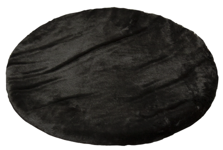 матрац круглый темно-коричневый мех 600х600х30мм зооник