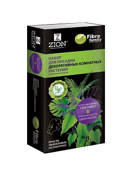 Цион ZION Набор для посадки декоративных комнатных растений, 4л