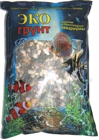 грунт для аквариума галька феодосия №1 5-10мм 3,5кг, медоса 