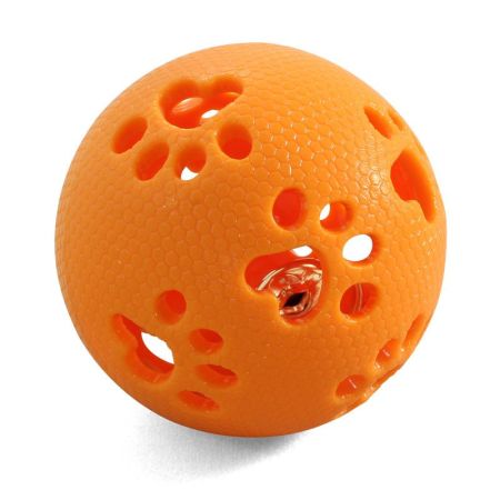 игрушка для собак из термопластичной резины "мяч-лапки", d80мм