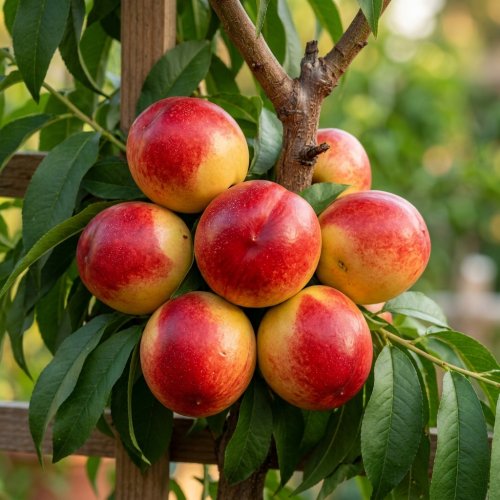 Персик Нектарин карликовый Garden Beauty чаша с30 60/80 Prunus persica (nectarinier) (И)
