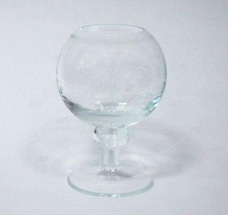 Вазаа-кубок стеклянная Эйс малая, итальянская форма, 9,7*14,2см, 0,34л, EVIS