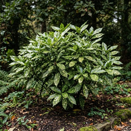 Аукуба японская Aucuba japonica Variegata с15 80/100 (И)