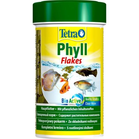 корм для рыб tetraphyll хлопья растительные 100мл, tet-139954
