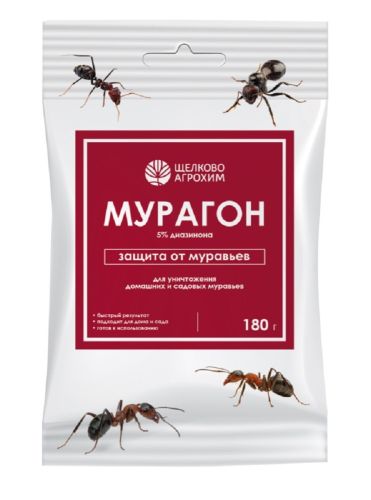 Средство от муравьев МУРАГОН 180г Щелково-Агрохим (40) 