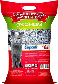 Наполнитель Барсик ЭКОНОМ 10л 