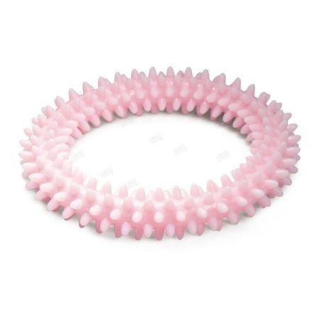 игрушка puppy для щенков из термопласт. резины "кольцо", розовое, d105мм,12191160 triol