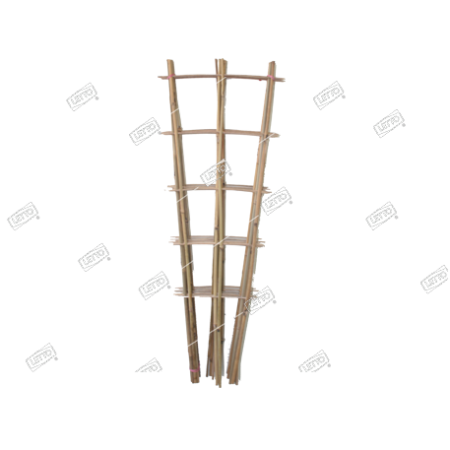 Решетка для вьюнов бамбук 120*2см, LISTOK