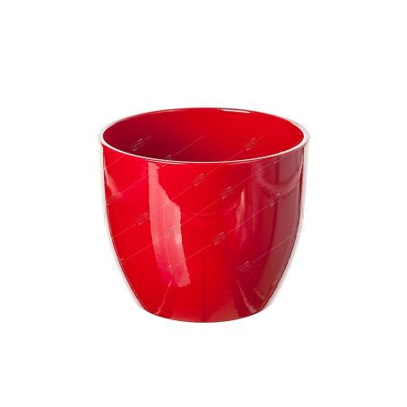 Кашпо керамическое Базель D12 красный 0069/ 0012/1582 Soendgen Keramik