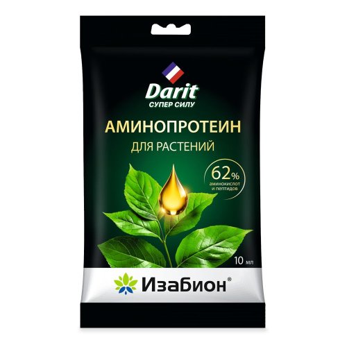 Удобрение органическое с аминокислотами для всех растений АМИНОПРОТЕИН ИЗАБИОН 10мл (30/120) 