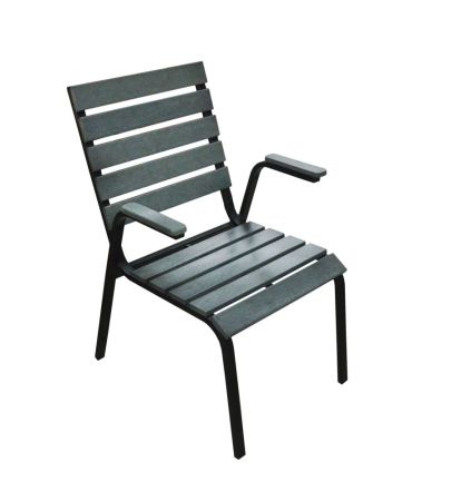 Кресло Ривьера серый, размер сиденья 49*44см, h44см