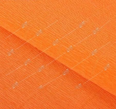 Бумага гофрированная 981 оранжевая, 50 см х 2,5 м 