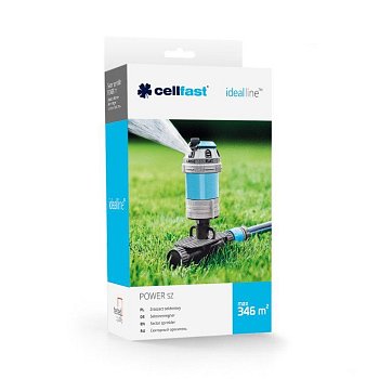 Дождеватель секторный  6-функц. на пике 283 / 346 м² POWER sz IDEAL Cellfast (52-061) Польша