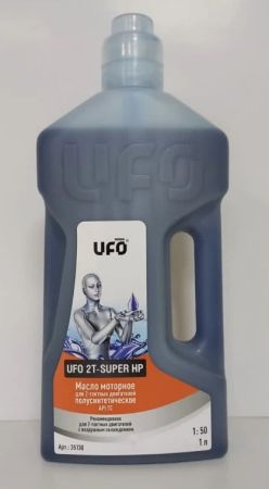 Масло моторное 1л полусинт. 2х-тактн. UFO 2T-SUPER HP синее  (2) Краснодар