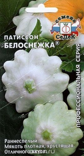 Патиссон Белоснежка, семена Седек 1г