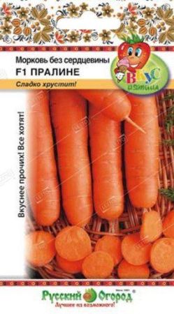 Морковь Без сердцевины Пралине, семена Русский огород Вкуснятина 200шт