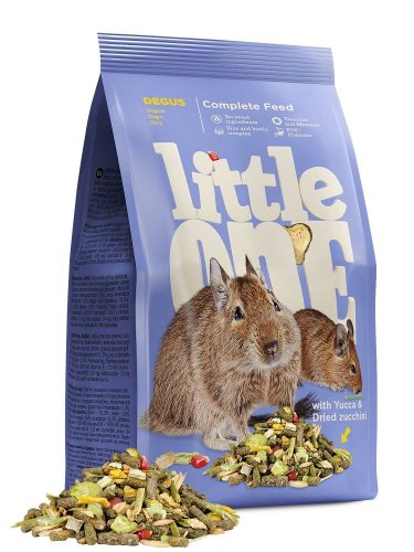 зерносмесь little one для дегу 400г + колокольчик 24г