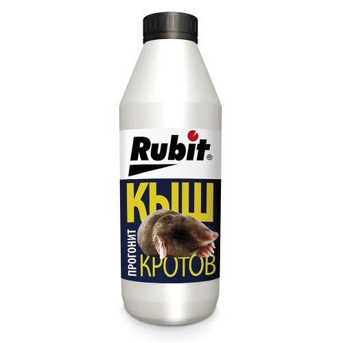 Средство от кротов реппелент  КЫШ 0,5л (12) на 300 кв.м. Рубит 