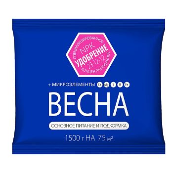 Удобрение Весеннее с микроэлементами 1,5кг (10) минеральное Рости
