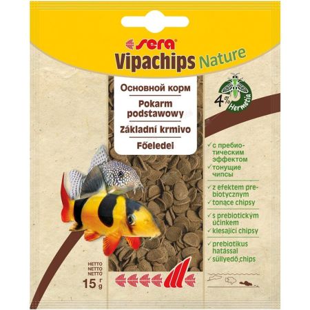 сера корм для сомов и донных рыб vipachips   15 г (пакетик) (s0516) s0516