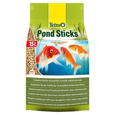 корм для рыб pond sticks 15л палочки tetra
