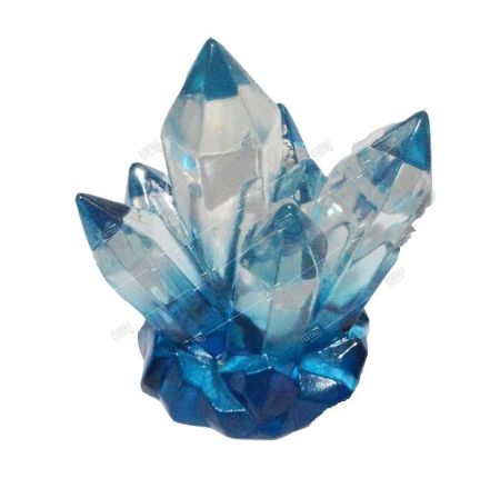декорация для аквариума голубой кристалл, 9.91*7.11*10,67см, rr3040