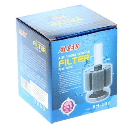 аэро-фильтр губка для мальков №1 bm-101 aleas 