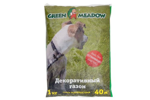 Газон Быстровостанавливающийся, семена 1кг пакет Зелёный ковер (20)
