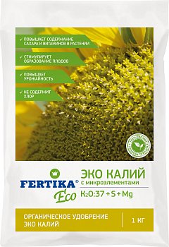 Удобрение ЭКО Калий 1кг Фертика (25/250)