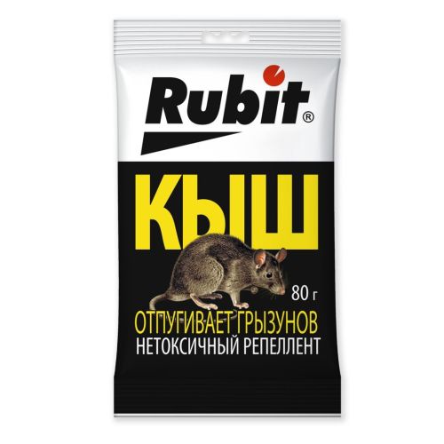 Средство от мышей репеллент КЫШ 80г (50) Рубит