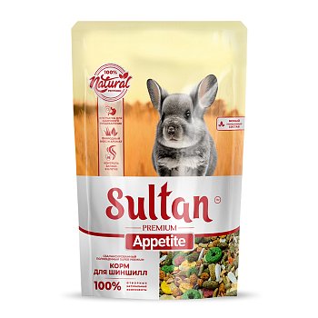 Корм для шиншил 700г Султан appetite 