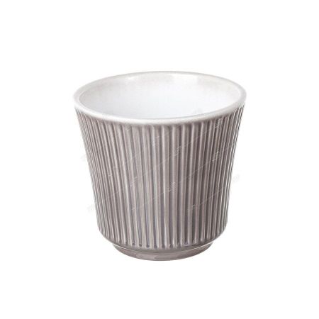 Кашпо керамическое Дельфи D12 серый 0331/0012/2512 Soendgen Keramik