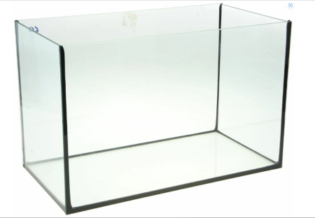 аквариум прямоугольный с отделкой 60л, светлый (толщина стекла 4мм)