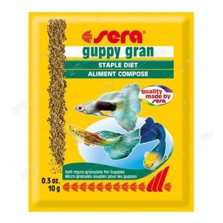 сера корм для гуппи guppy gran 10 г