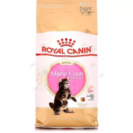 royal canin maine coon kitten корм для котят 2кг